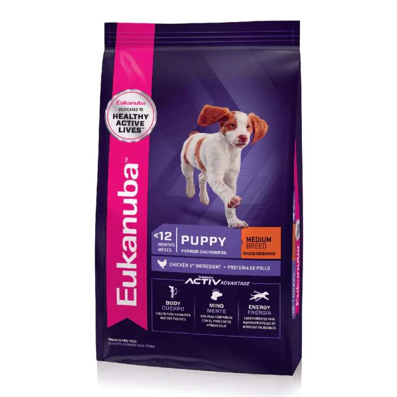 EUKANUBA PERRO CACHORRO RAZA MEDIANA