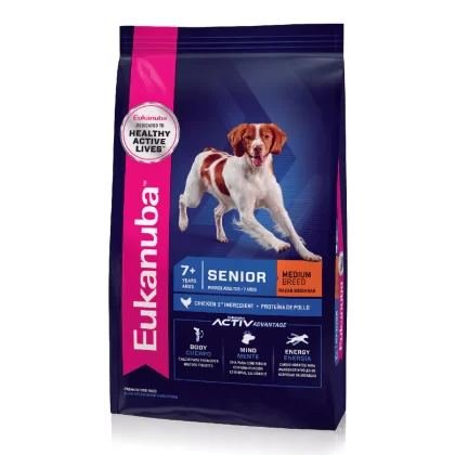 EUKANUBA PERRO SENIOR RAZA MEDIANA