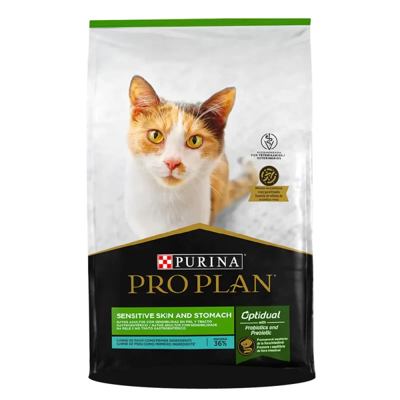 PRO PLAN GATO PIEL Y ESTOMAGO SENSIBLE