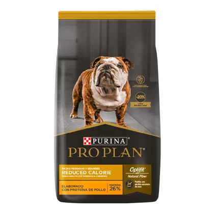 PRO PLAN PERRO CALORIAS REDUCIDAS LIGHT RAZA MEDIANA Y GRANDE