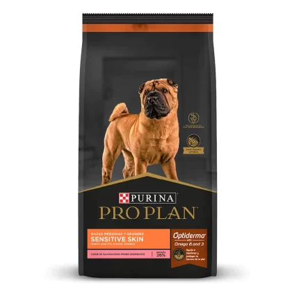 PRO PLAN PERRO PIEL SENSIBLE RAZA MEDIANA Y GRANDE